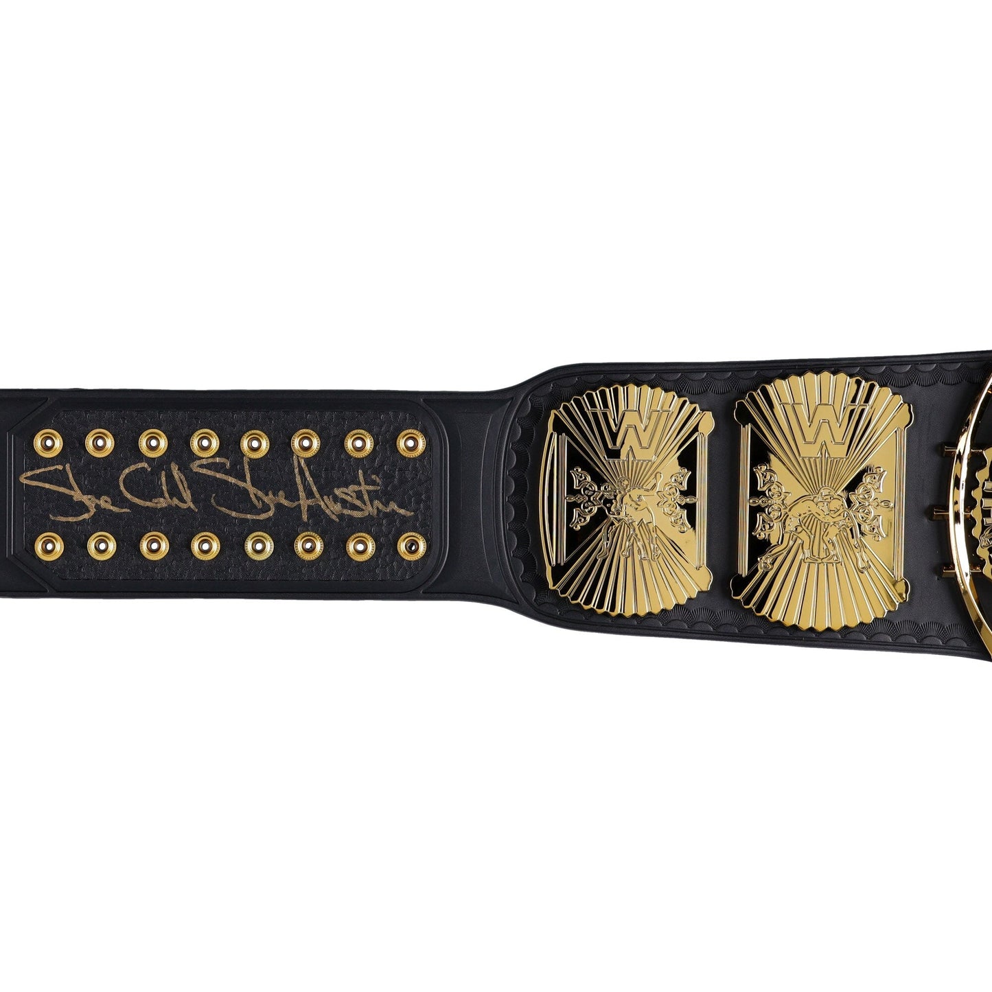 "Stone Cold" Steve Austin Autographed Winged Eagle Championship Replica Title Belt