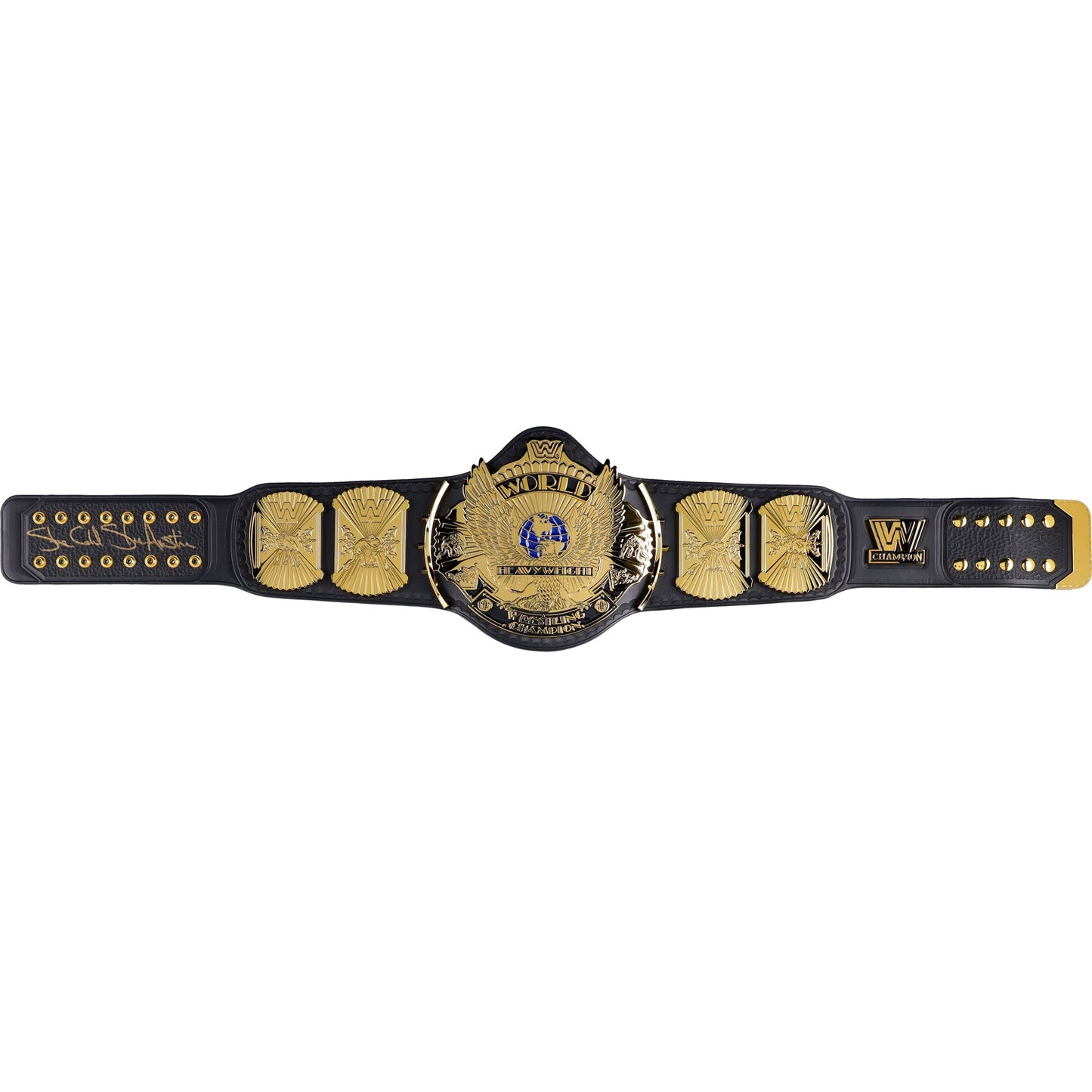 "Stone Cold" Steve Austin Autographed Winged Eagle Championship Replica Title Belt