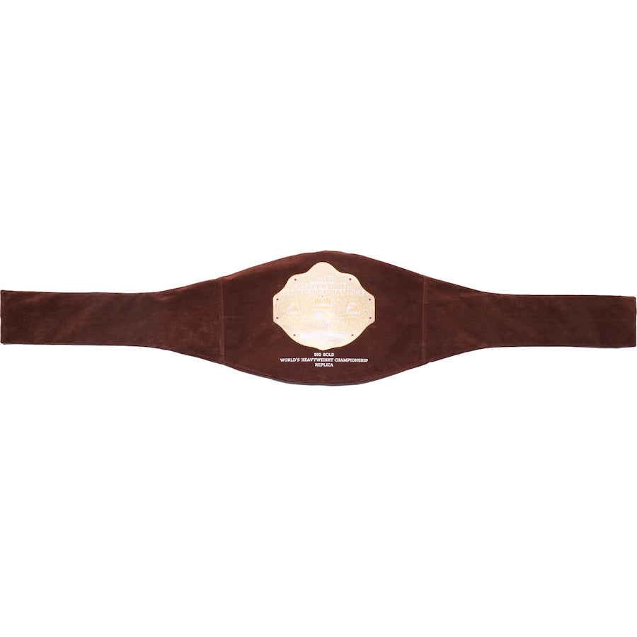 Big Gold World Heavyweight Championship Replica Title Belt