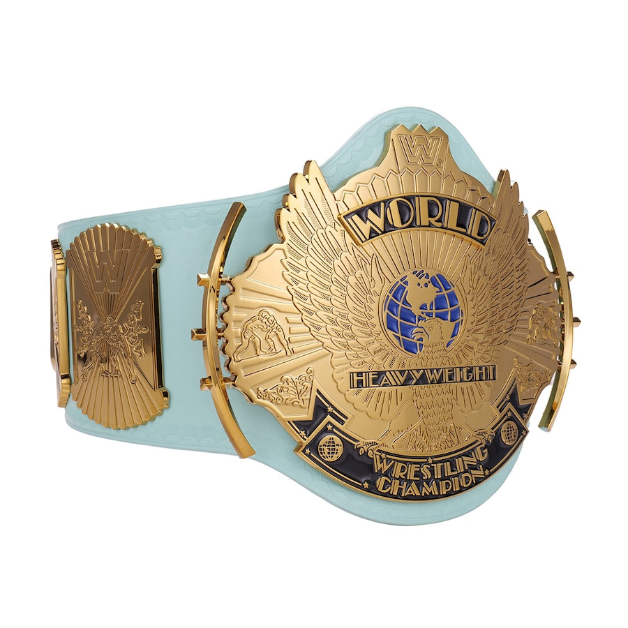Light Blue Winged Eagle Championship Replica Title Belt