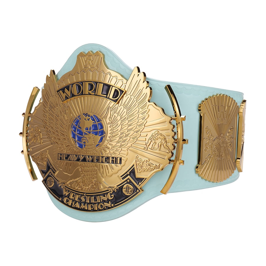 Light Blue Winged Eagle Championship Replica Title Belt