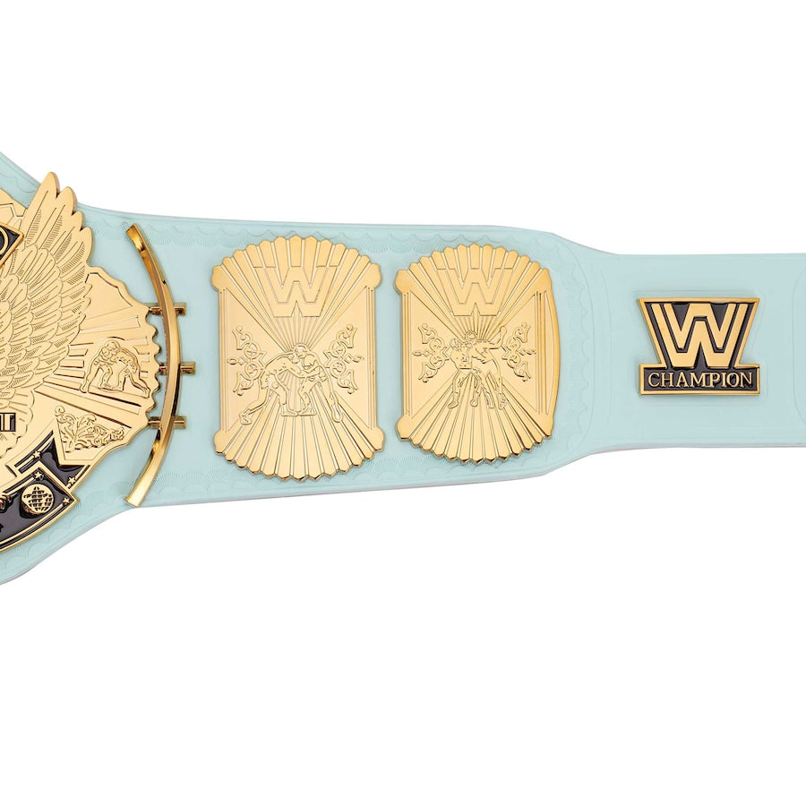Light Blue Winged Eagle Championship Replica Title Belt