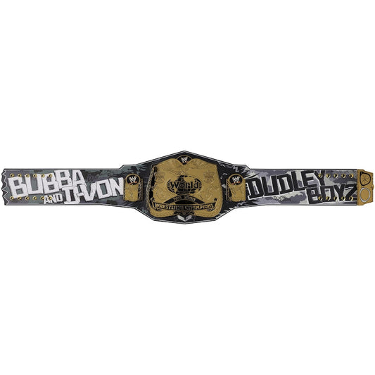 The Dudley Boyz  Autographed Dudley Boyz Signature Series World Tag Team Championship Replica Title Belt