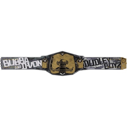 The Dudley Boyz  Autographed Dudley Boyz Signature Series World Tag Team Championship Replica Title Belt